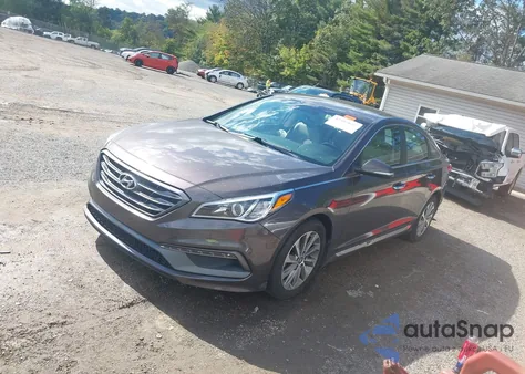 2016 Hyundai Sonata Sport from USA, damaged, VIN 5NPE34AF9GH311625